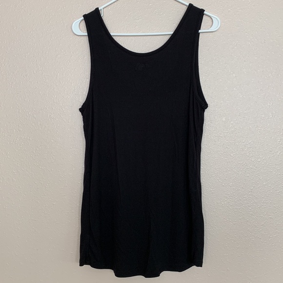 Terra & Sky Black Scoop Neck Tank Top Size 0X / 14W - Picture 4 of 6